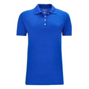 Jonsson Women's LGSHT 100 Cotton Golfer Cobalt Blue Jonsson Classic 100% Cotton Women's Golfer