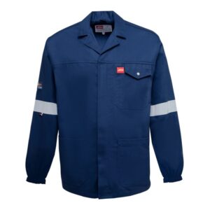 Jonsson CJ59J Flame-Acid Standard Conti Jacket Navy Jonsson Flame/Acid Resistant Standard Work Jacket